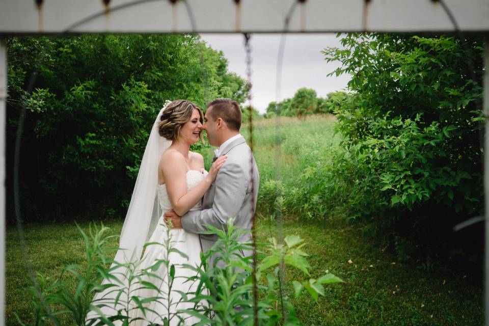 Field wedding