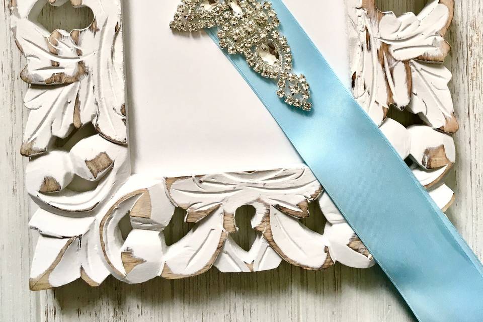 Blue Wedding belt