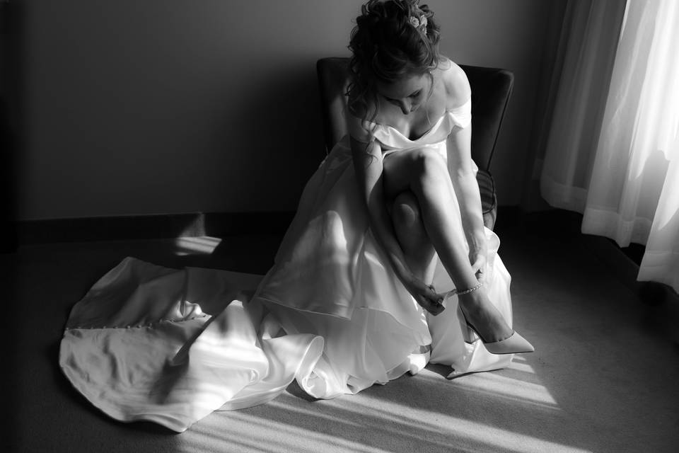 Bride's concentration