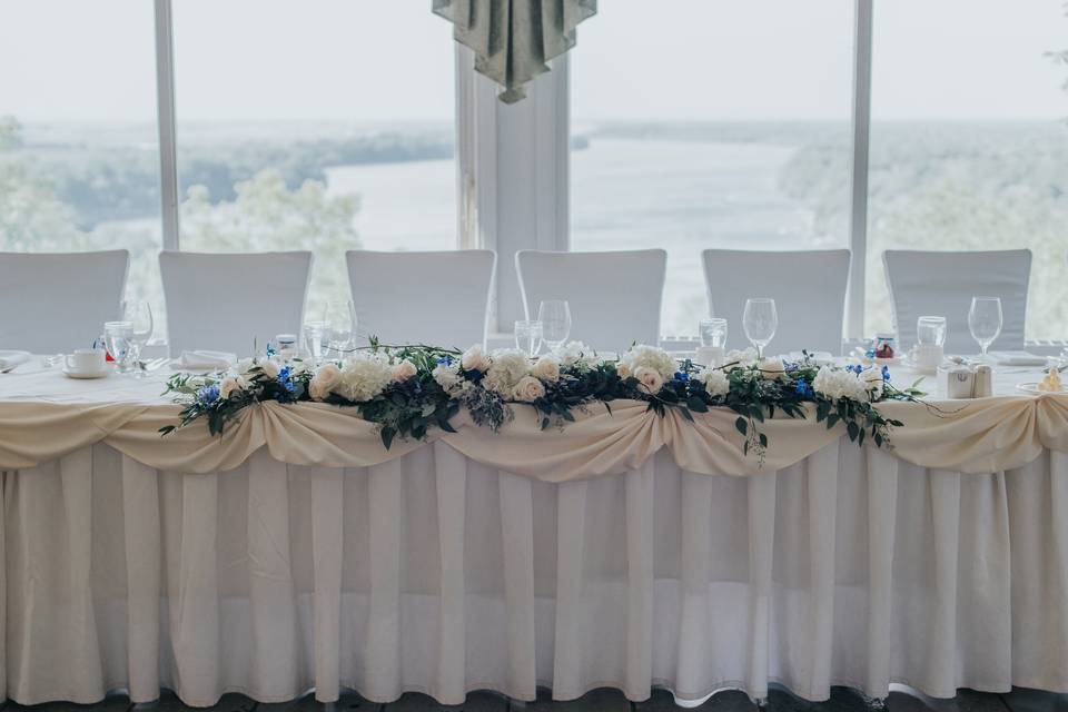 Head Table with a View