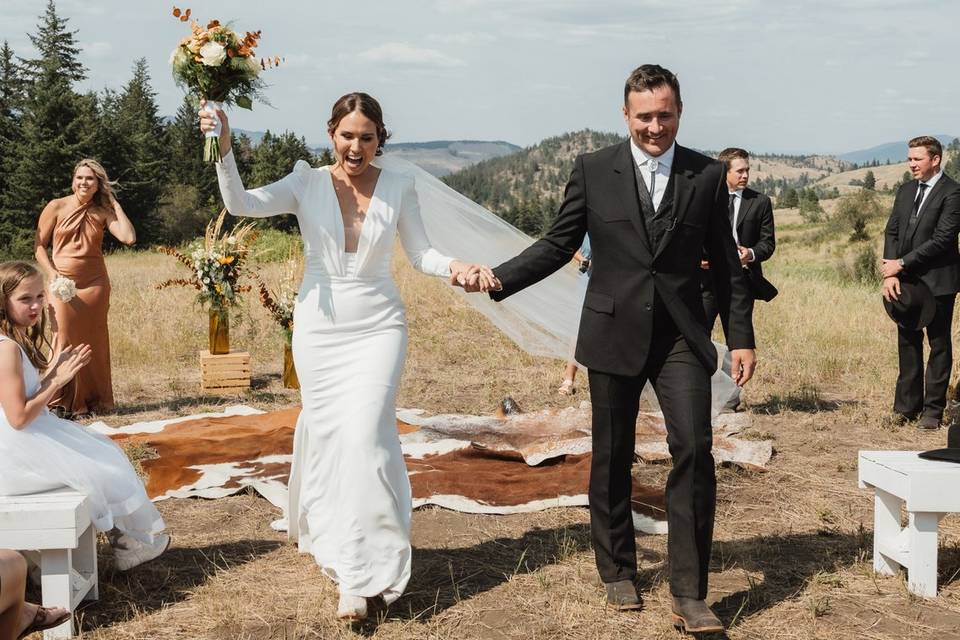 Chic western wedding