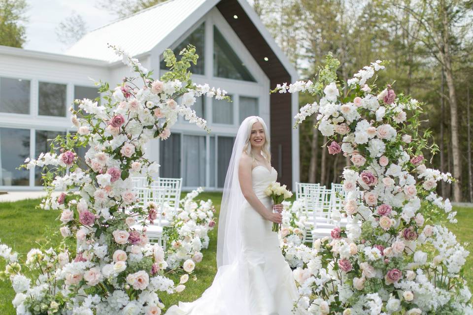 Our Luxury Wedding Floral Arch