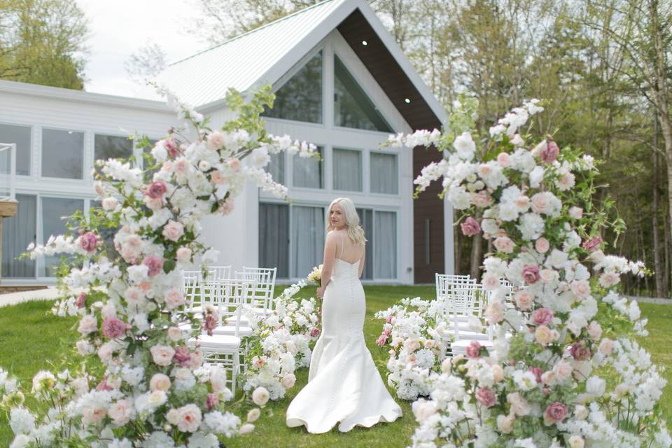 Our Luxury Wedding Floral Arch