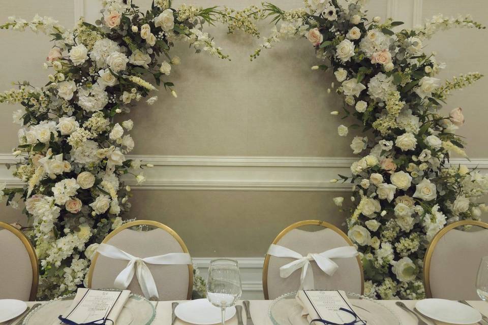 Our Luxury Wedding Floral Arch