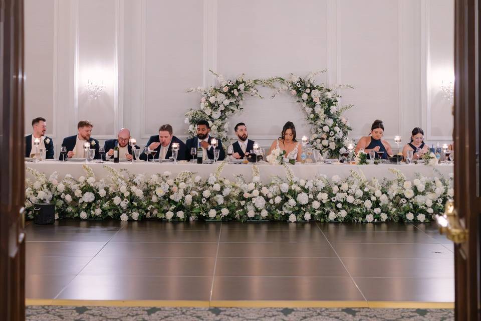 Our Luxury Wedding Floral Arch