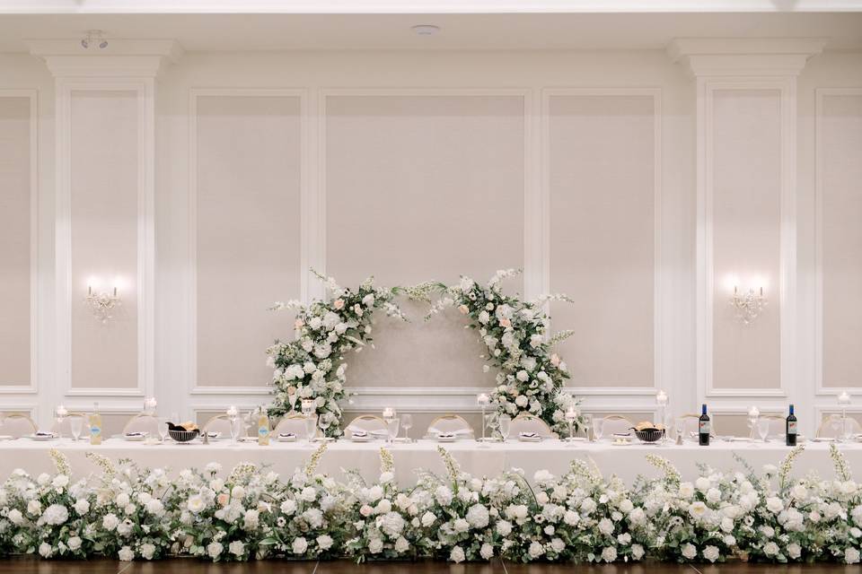 Our Luxury Wedding Floral Arch