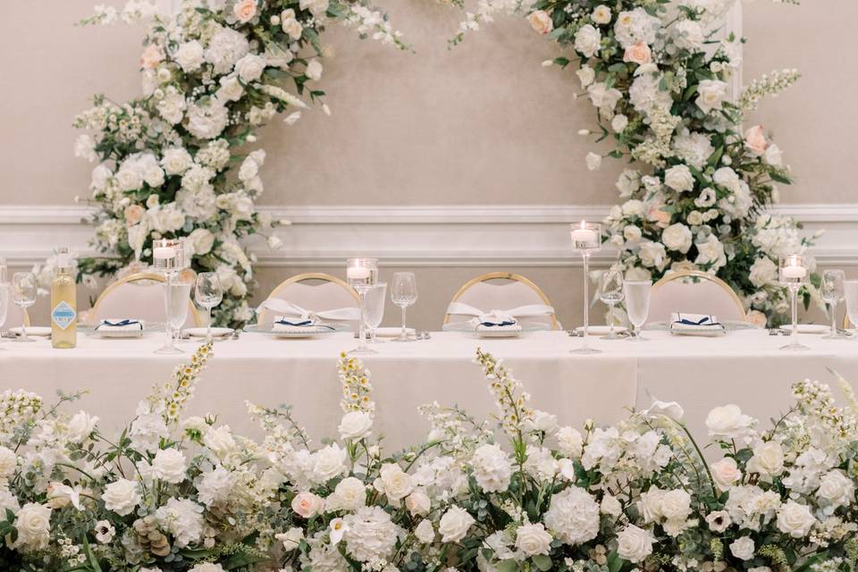 Our Luxury Wedding Floral Arch