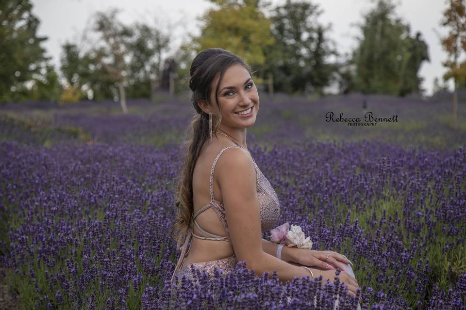 In the lavender fields