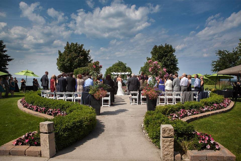 Outdoor ceremony