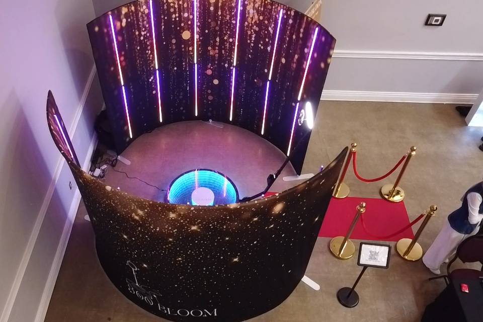 Elegant Event Booth Setup