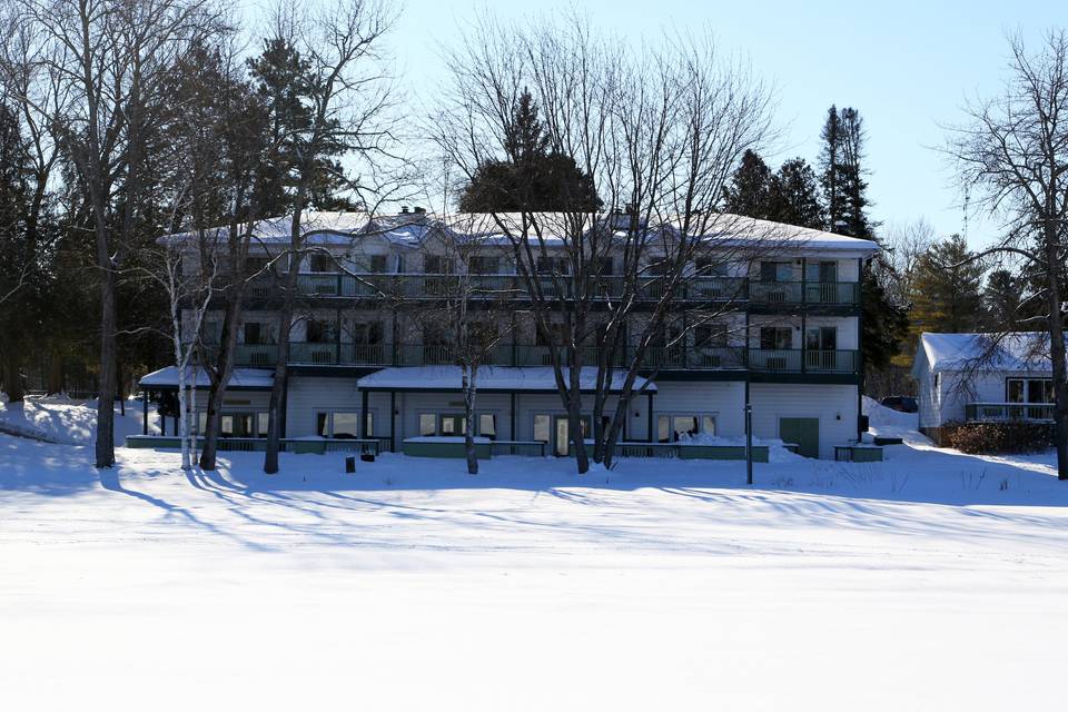 Walton House in Winter