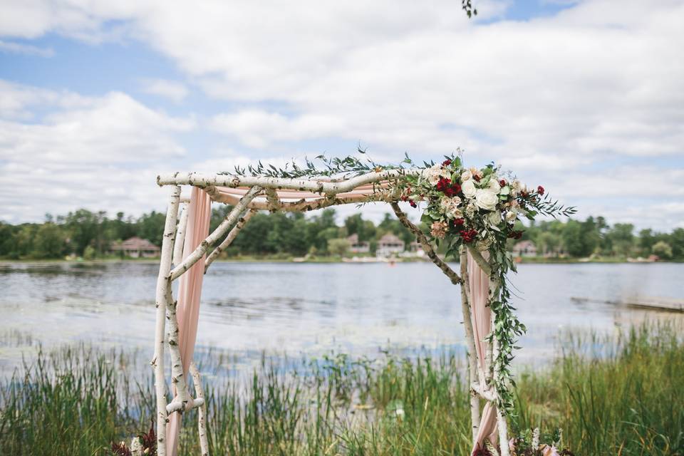 Blooming Muskoka flowers