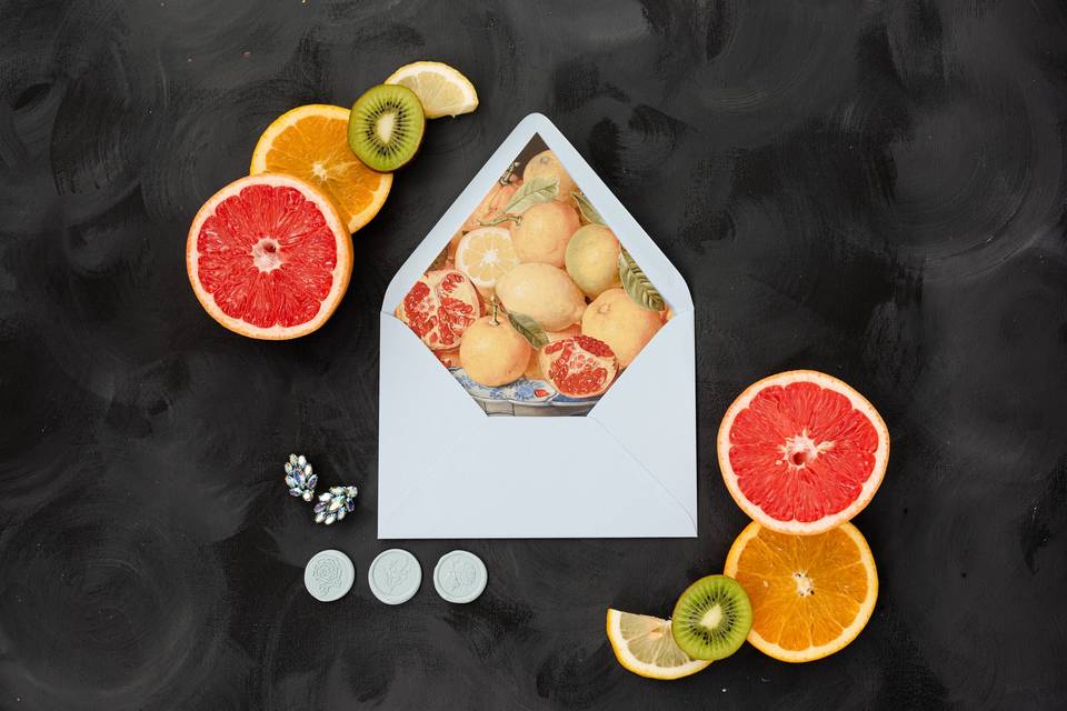 Citrus envelope liner