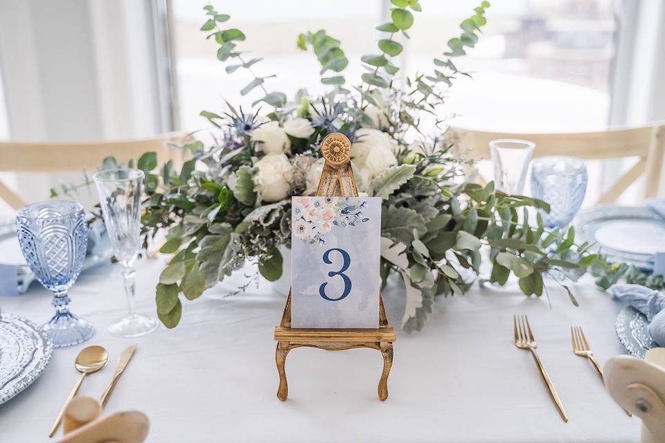 Spring Table Number