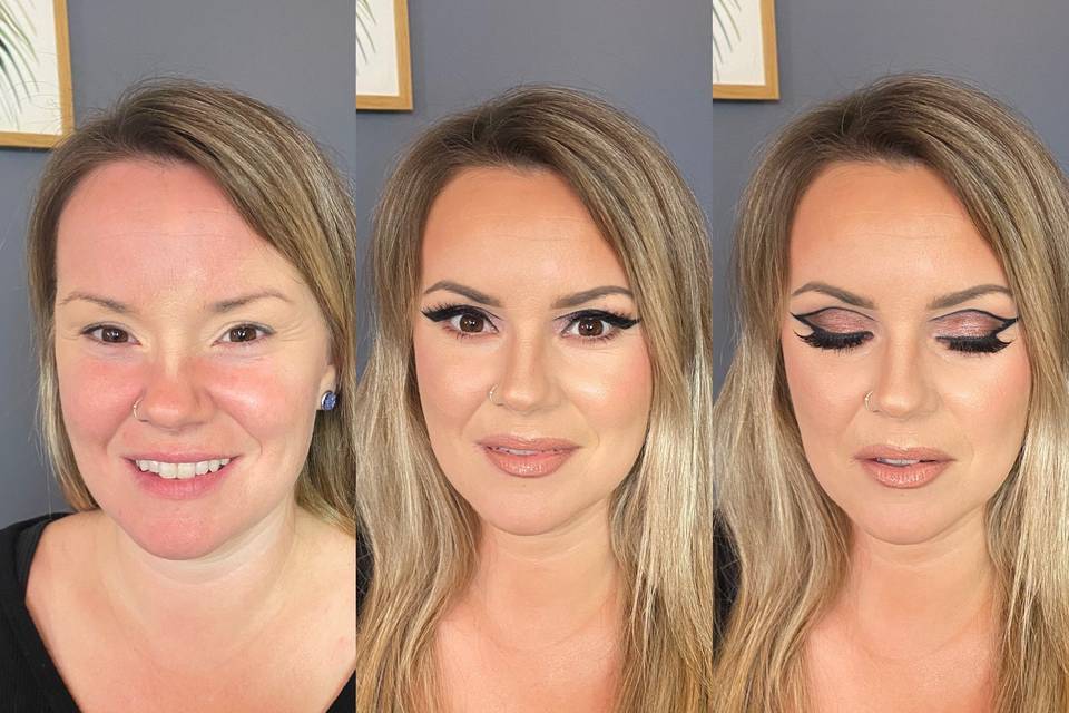 Bronze beach make up