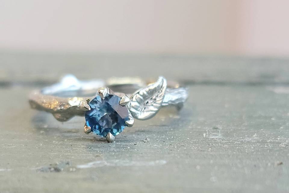 Montana Sapphire Lucy Ring