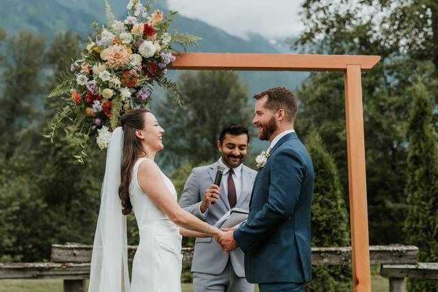 Ceremony back drop