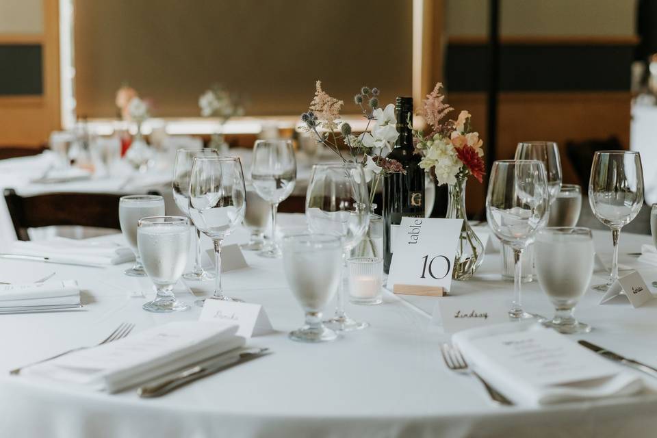 Reception dinner