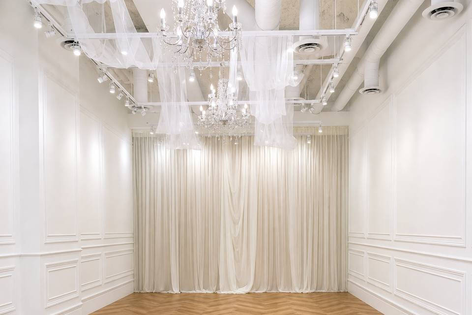 For ceremony and reception