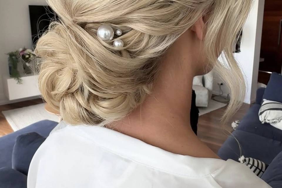 Up-do hairstyle