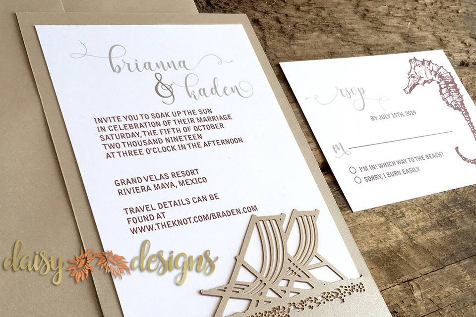 Custom placecards