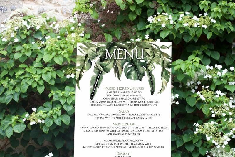 Menu Signage