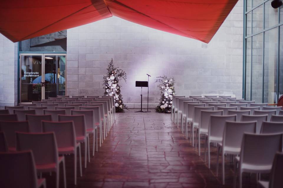 Ceremony  courtyard