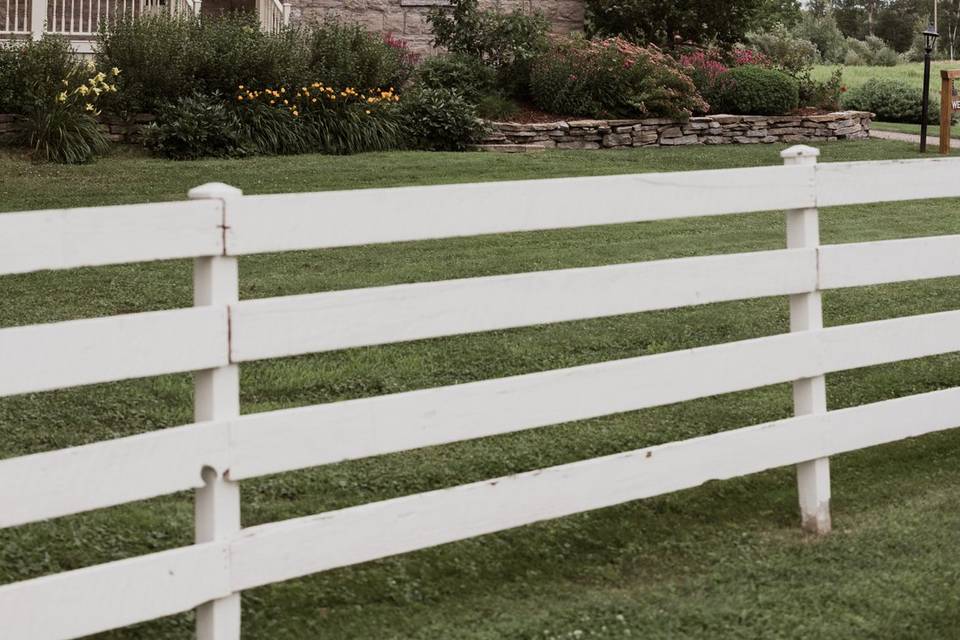 Limestone home backdrop