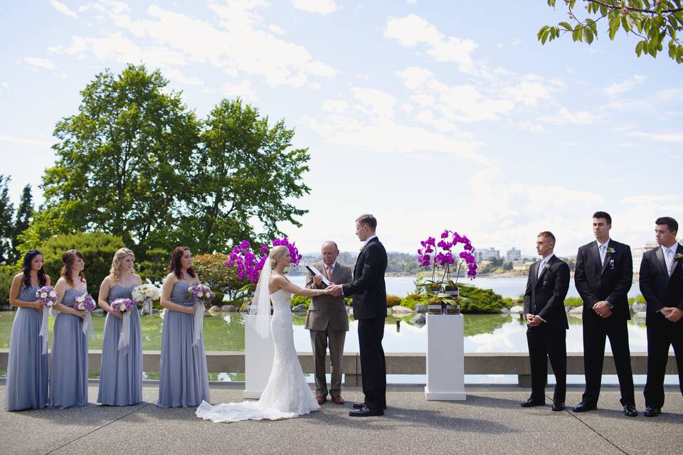 Waterfront Wedding Ceremony