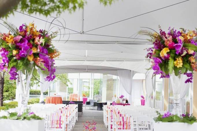 Waterfront Patio Wedding