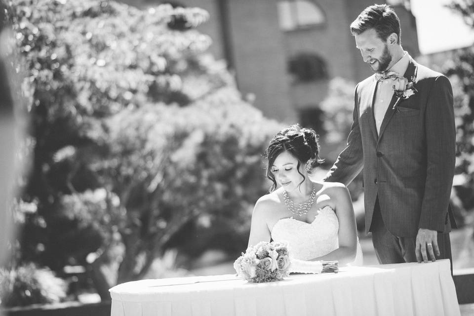 Waterfront Wedding Ceremony