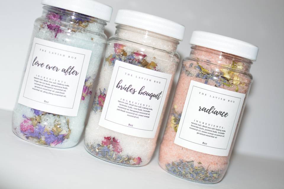 Bath Salt Favors