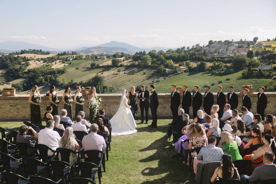 Ceremony in Petritoli, Italy