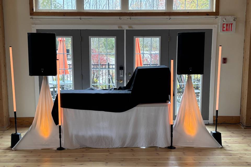 Setup For Sarah & Ryan