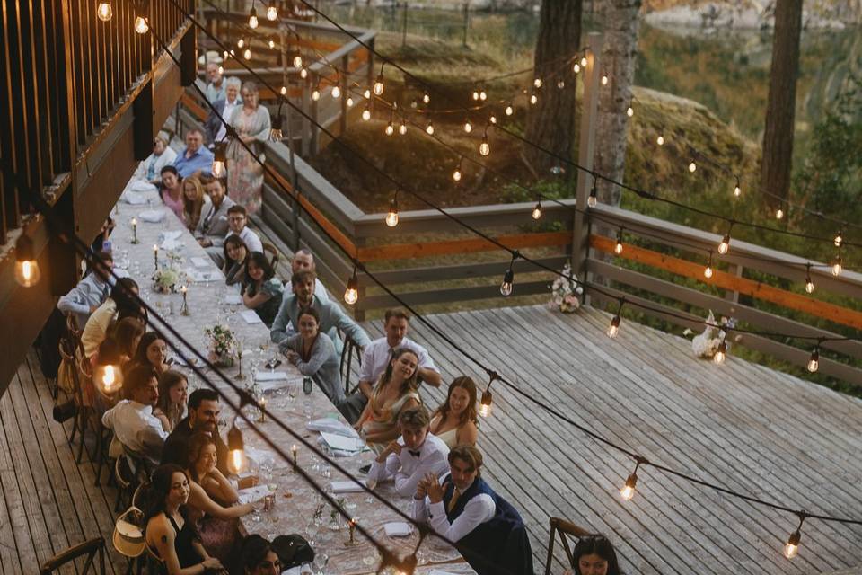 Reception dinner