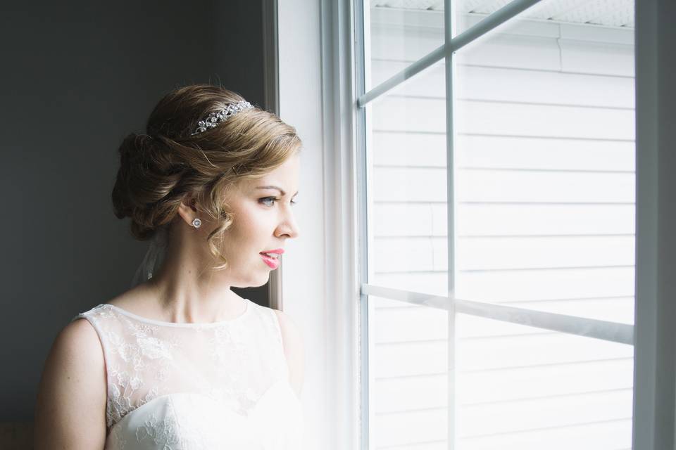 Blush Wedding Makeup