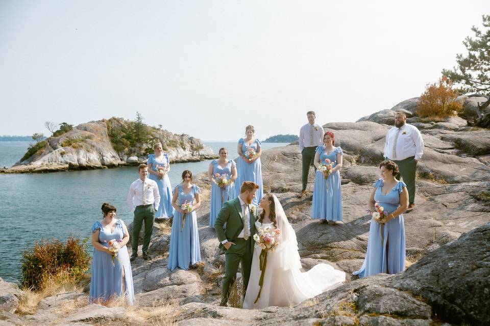 Large Bridal Party