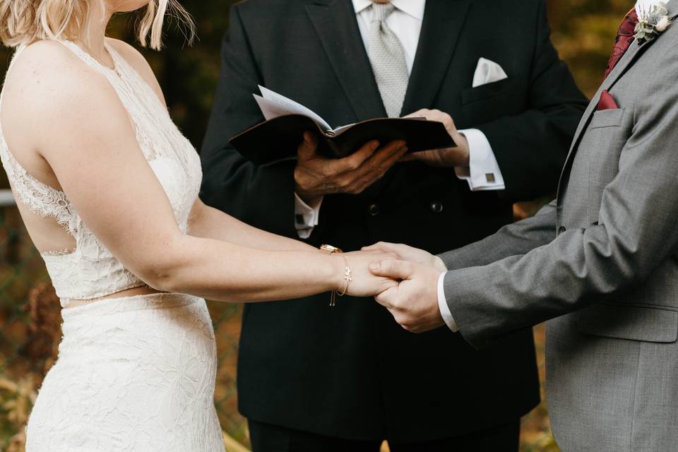 Ceremony detail shot