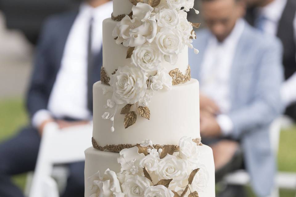 Elegant wedding cake