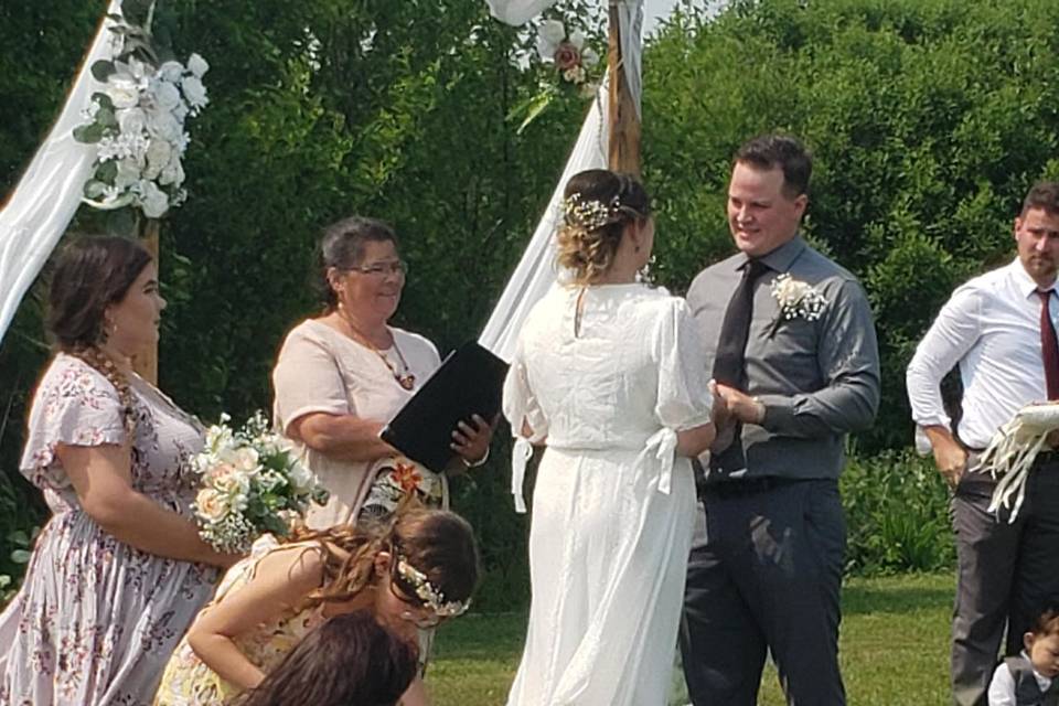 Exchanging vows June 2023