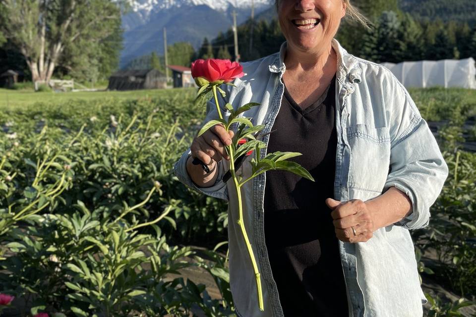 Coral peonies are a fav