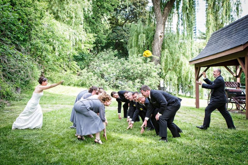 North York, Ontario wedding party