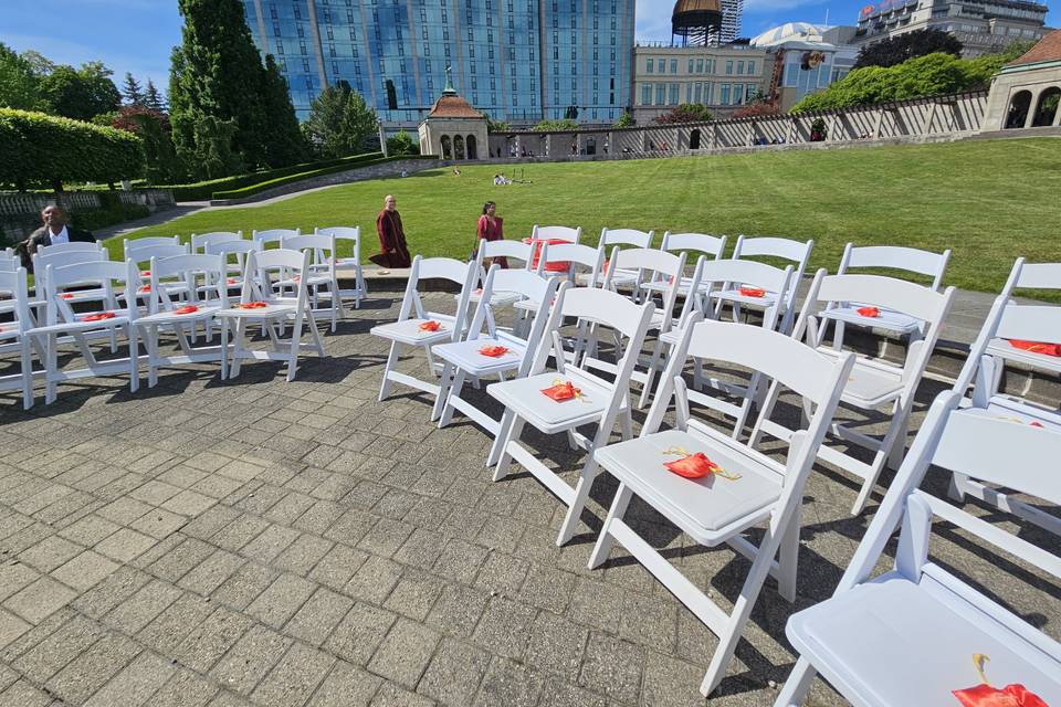 Ceremony Seat Arrangement