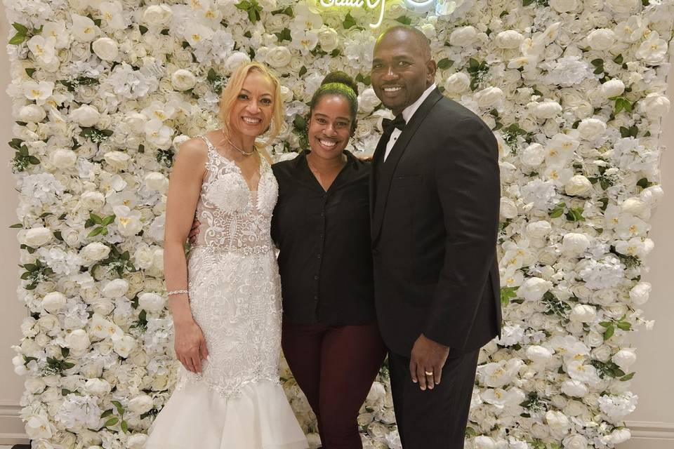 Bride and Groom with Jholane