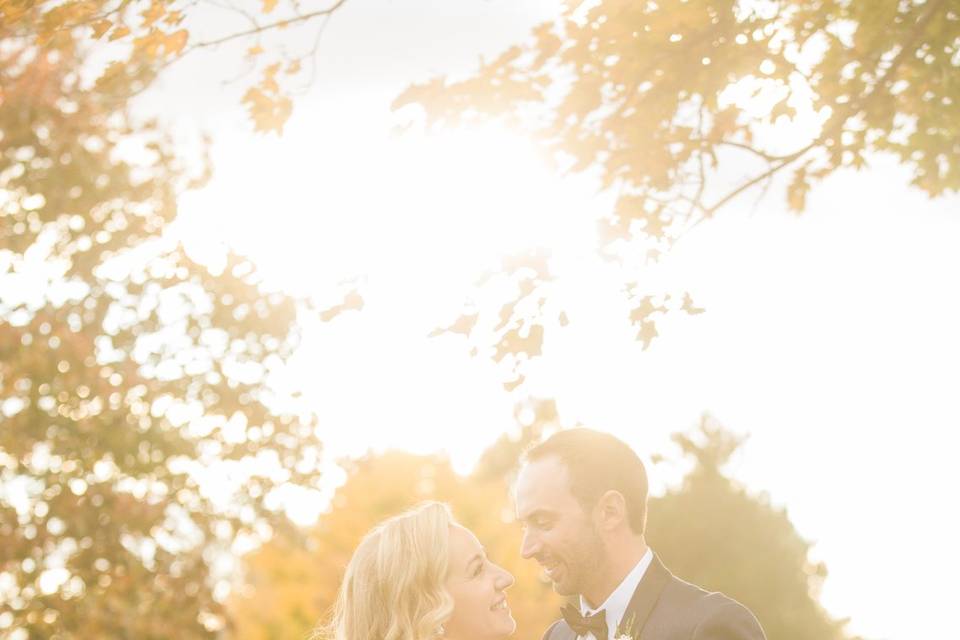 Sunset wedding