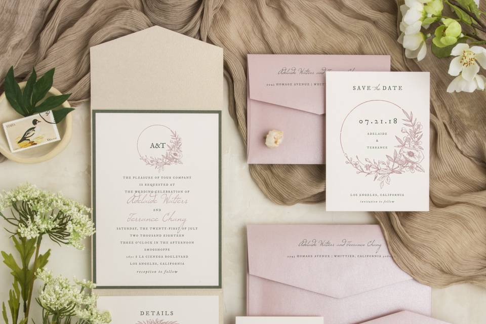 Soft Blush Wedding Suite