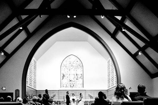 Toronto church wedding ceremony