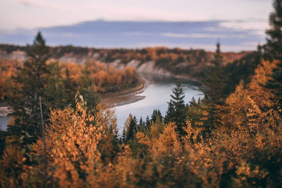 River's Edge Ceremony View