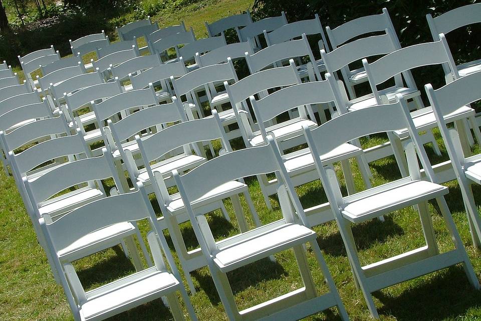 Ceremony chairs