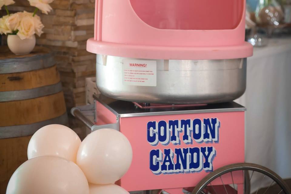 Cotton candy for wedding